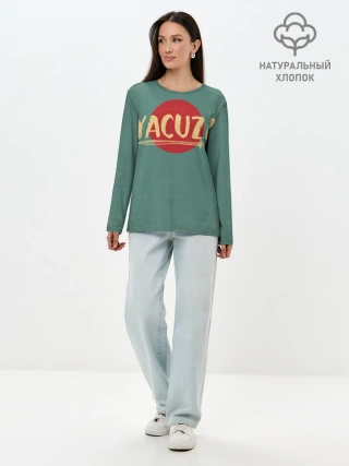 Лонгслив женский. Хлопок / Yakuza