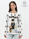 Лонгслив женский. Хлопок / Малыши Хината и Бокуто | Haikyuu!!