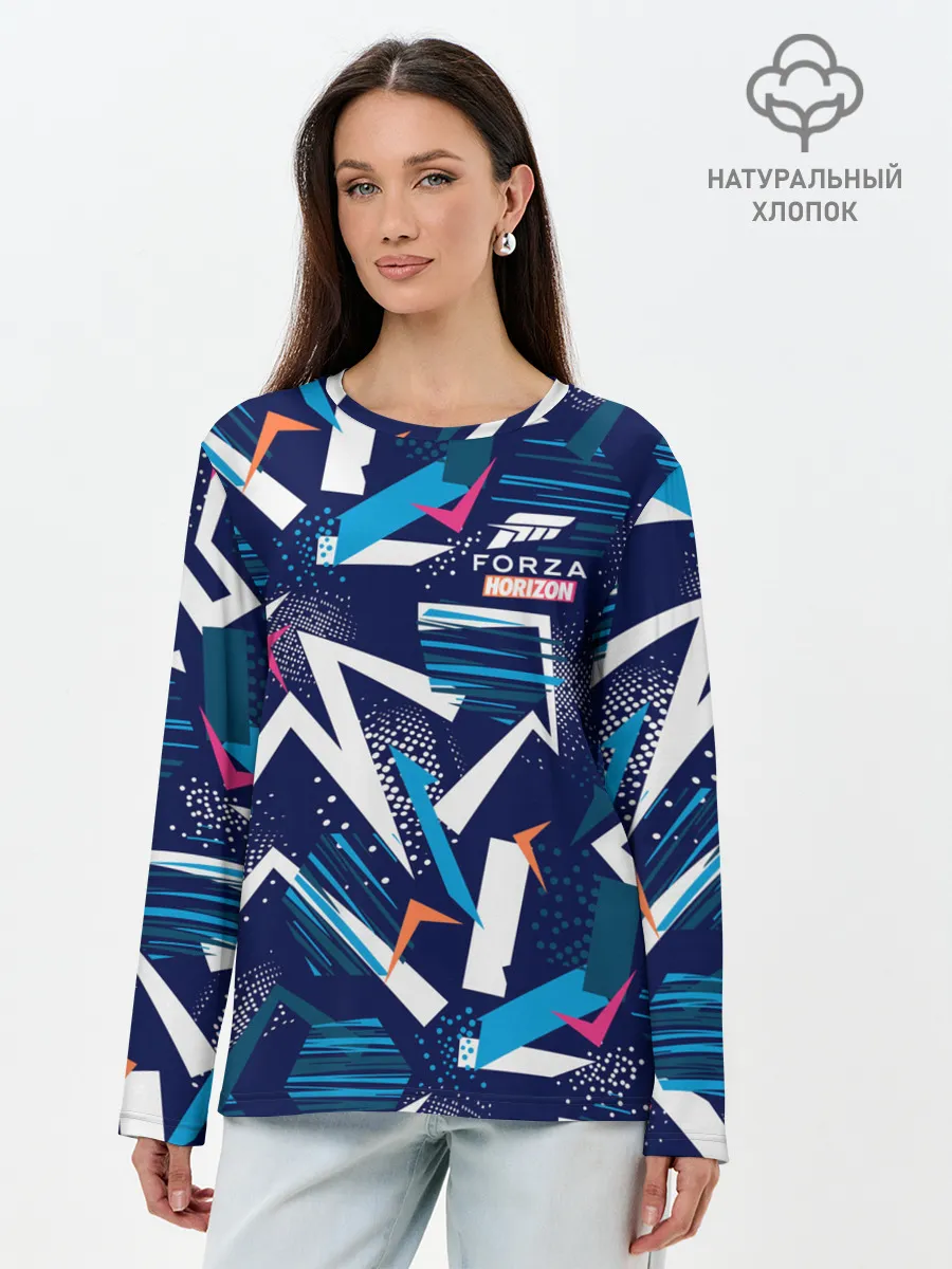 Лонгслив женский. Хлопок / Forza Horizon / Форза