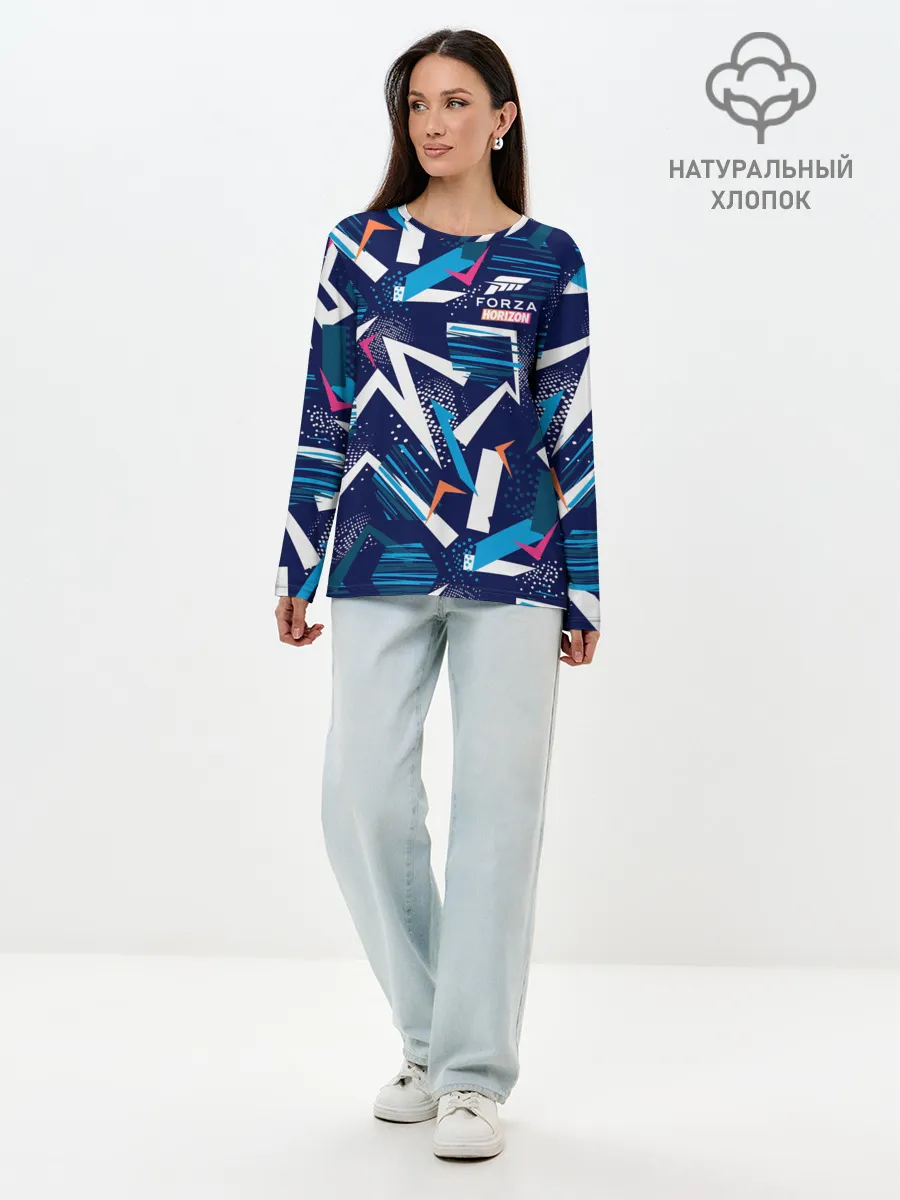 Лонгслив женский. Хлопок / Forza Horizon / Форза