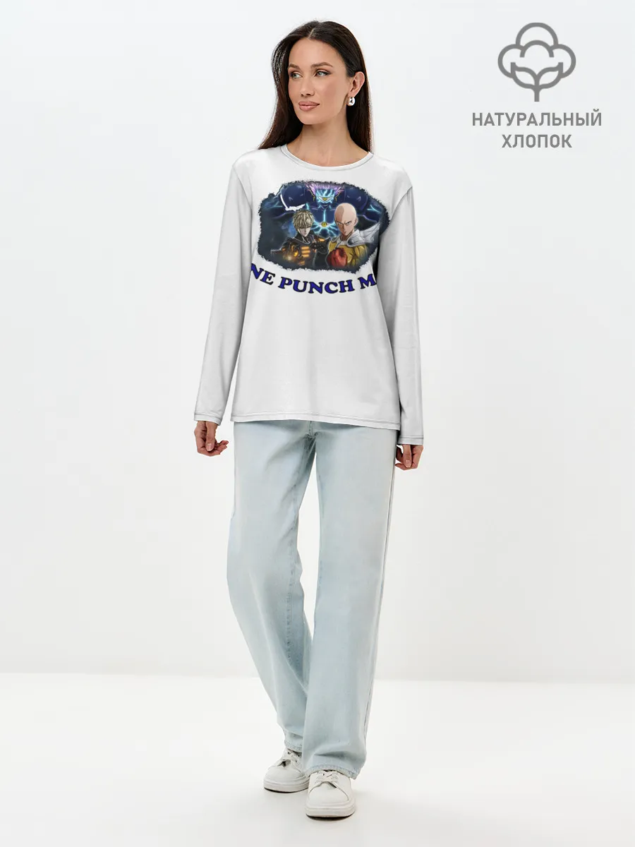 Лонгслив женский. Хлопок / ВанПачМен