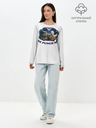 Лонгслив женский. Хлопок / ВанПачМен
