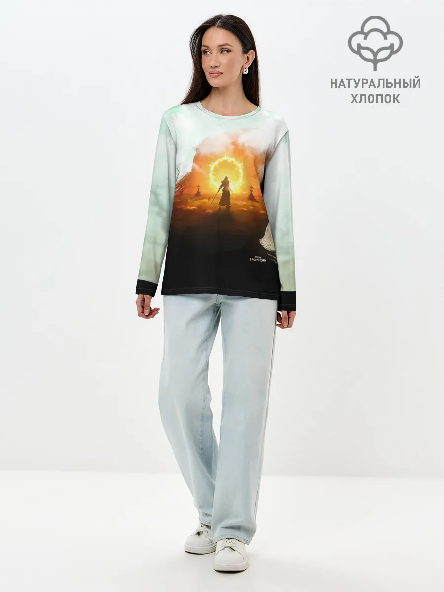 Лонгслив женский. Хлопок / For Honor Mirage