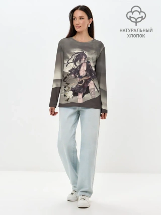 Лонгслив женский. Хлопок / ПУТЬ ХЯККИМАРУ | ДОРОРО