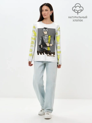 Лонгслив женский. Хлопок / Котаро Бокуто | Haikyuu!!