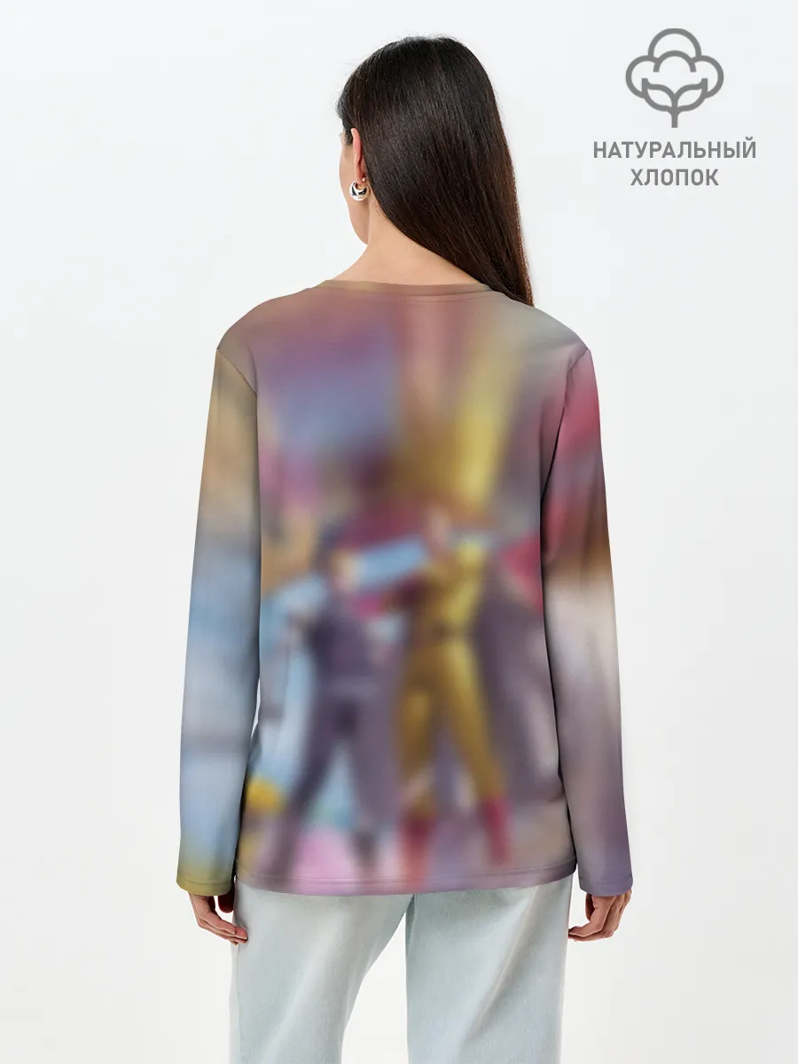 Лонгслив женский. Хлопок / FREEFIRE | САЙТАМА