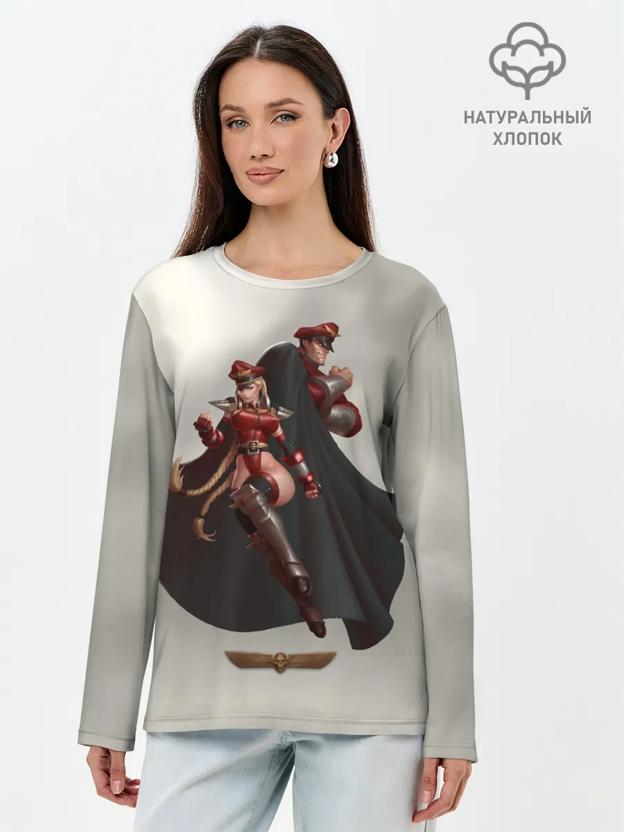 Лонгслив женский. Хлопок / Team Bison