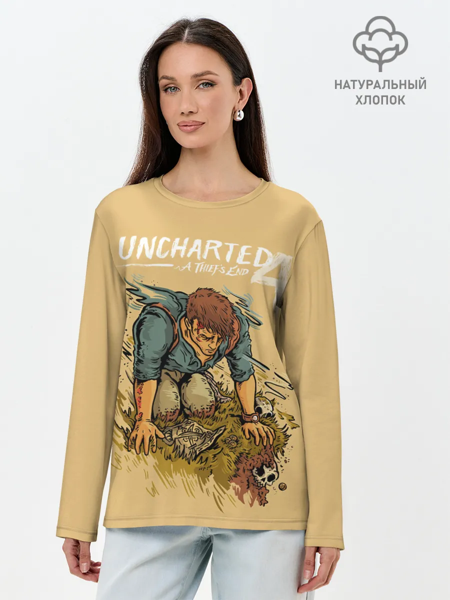 Лонгслив женский. Хлопок / Fallen Nathan