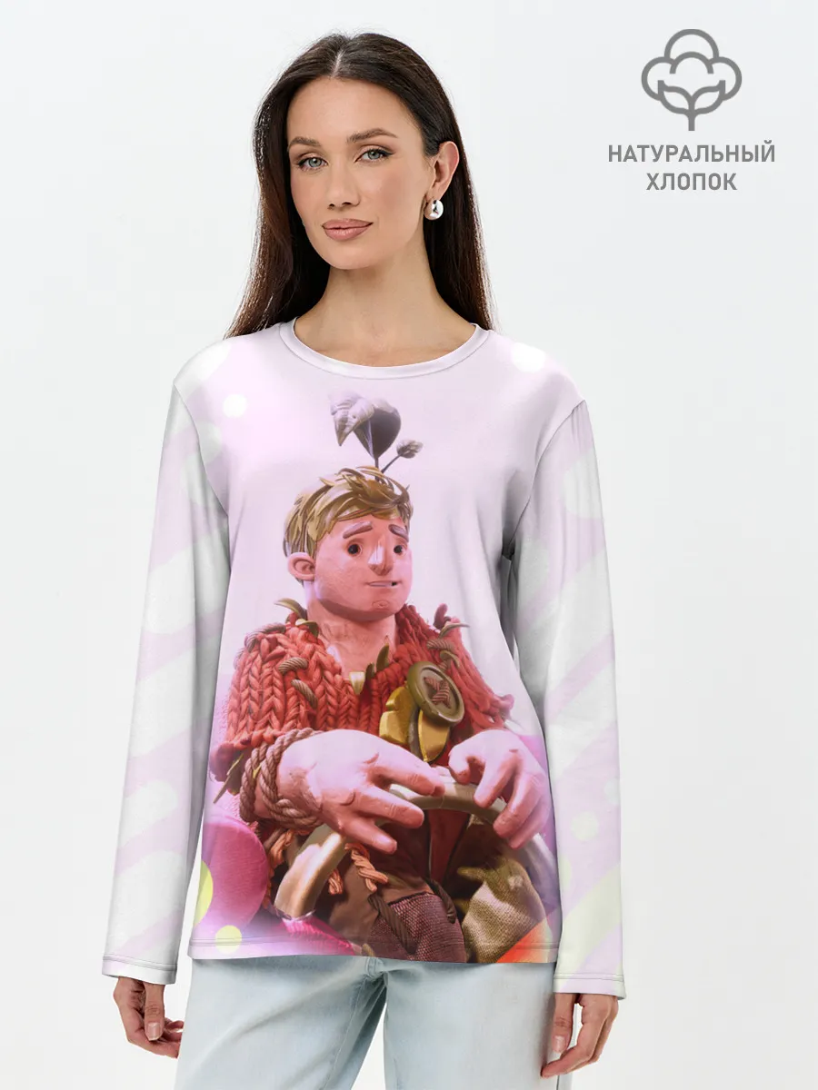 Лонгслив женский. Хлопок / It takes two | Коди