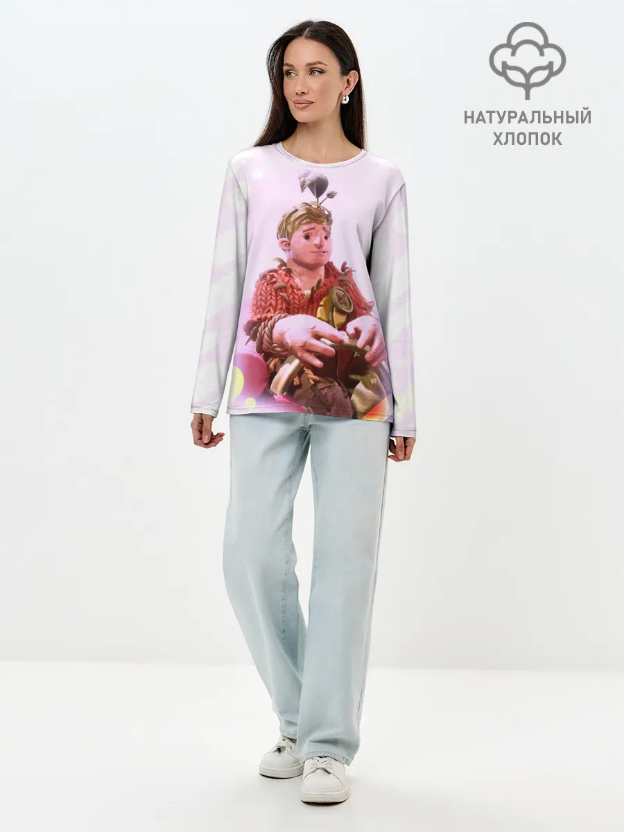 Лонгслив женский. Хлопок / It takes two | Коди