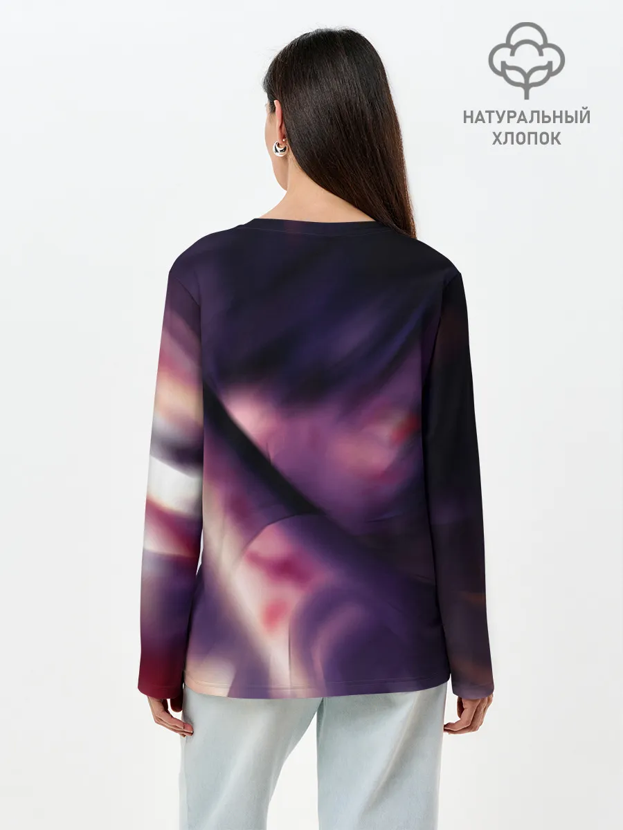 Лонгслив женский. Хлопок / Хяккимару | Дороро