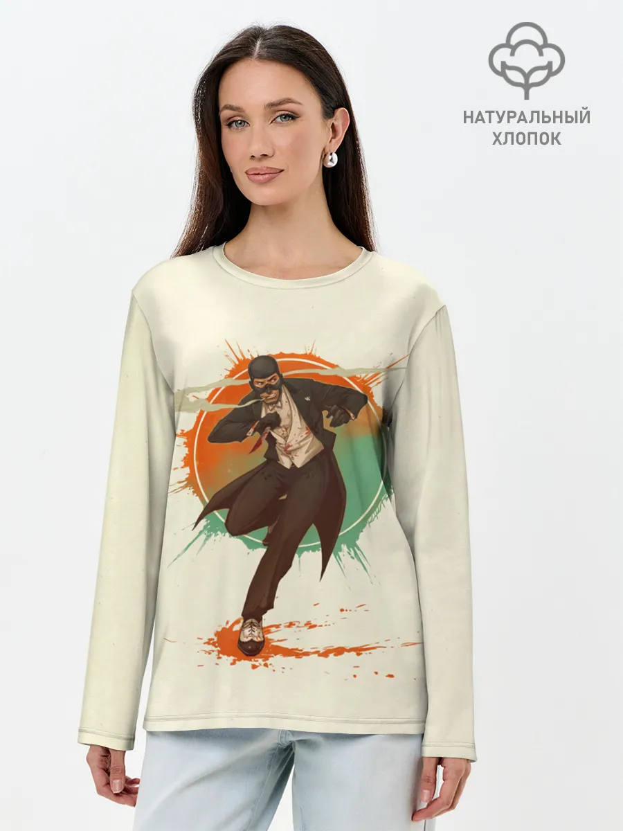 Лонгслив женский. Хлопок / Spy