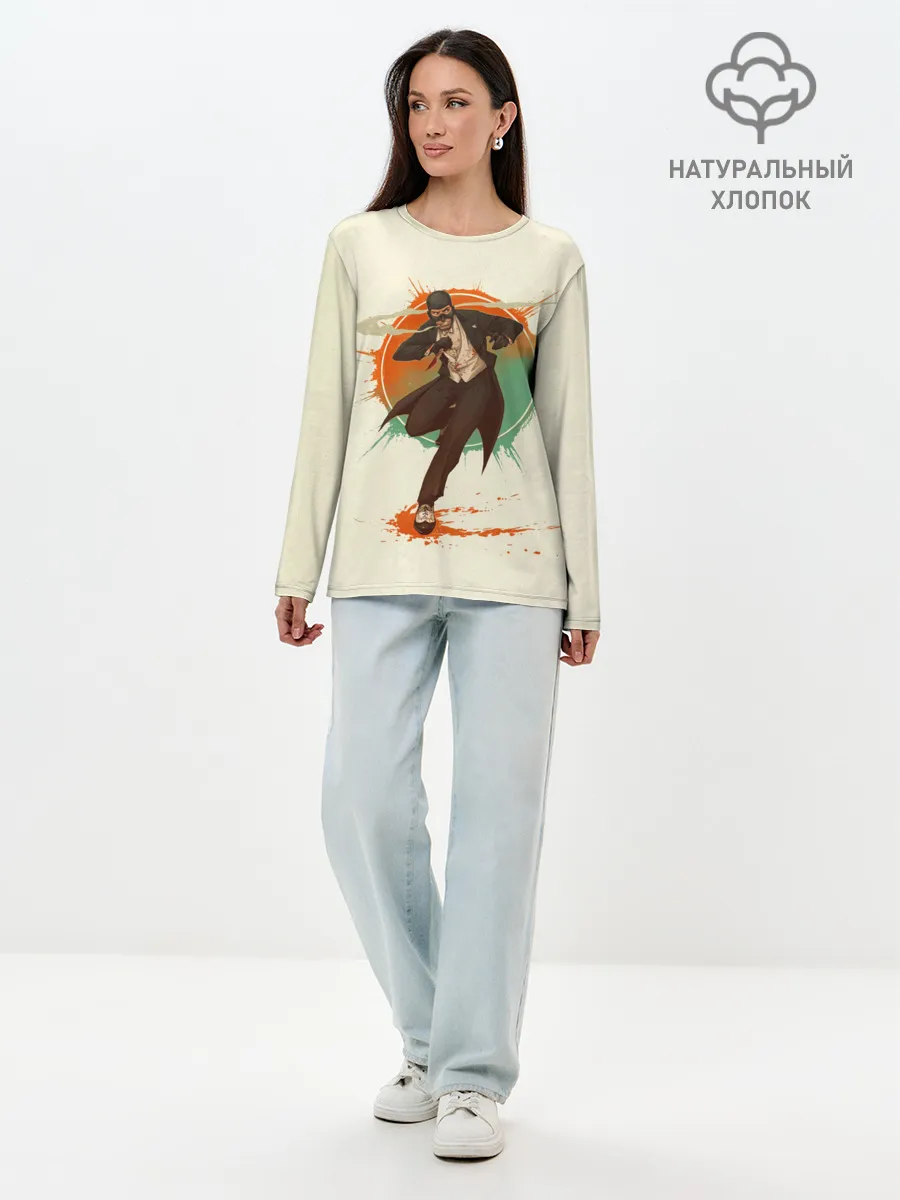 Лонгслив женский. Хлопок / Spy