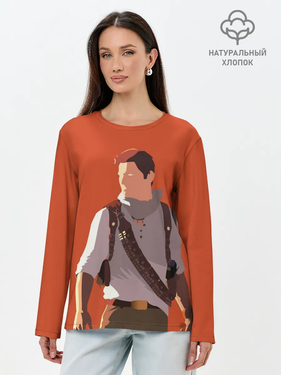 Лонгслив женский. Хлопок / Нейтан Морган