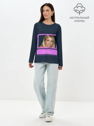 Лонгслив женский. Хлопок / Free Britney. Свободу Бритни!