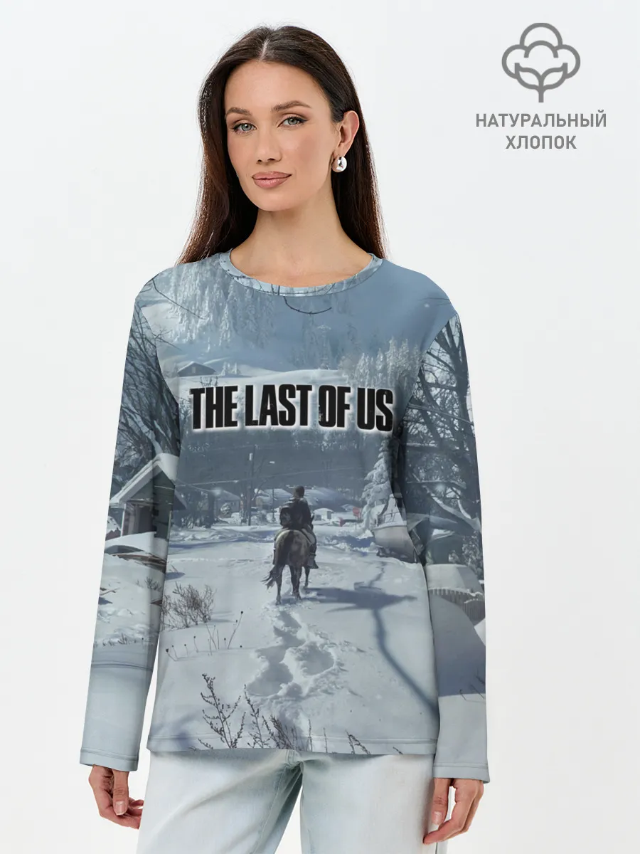 Лонгслив женский. Хлопок / Элли в деревне