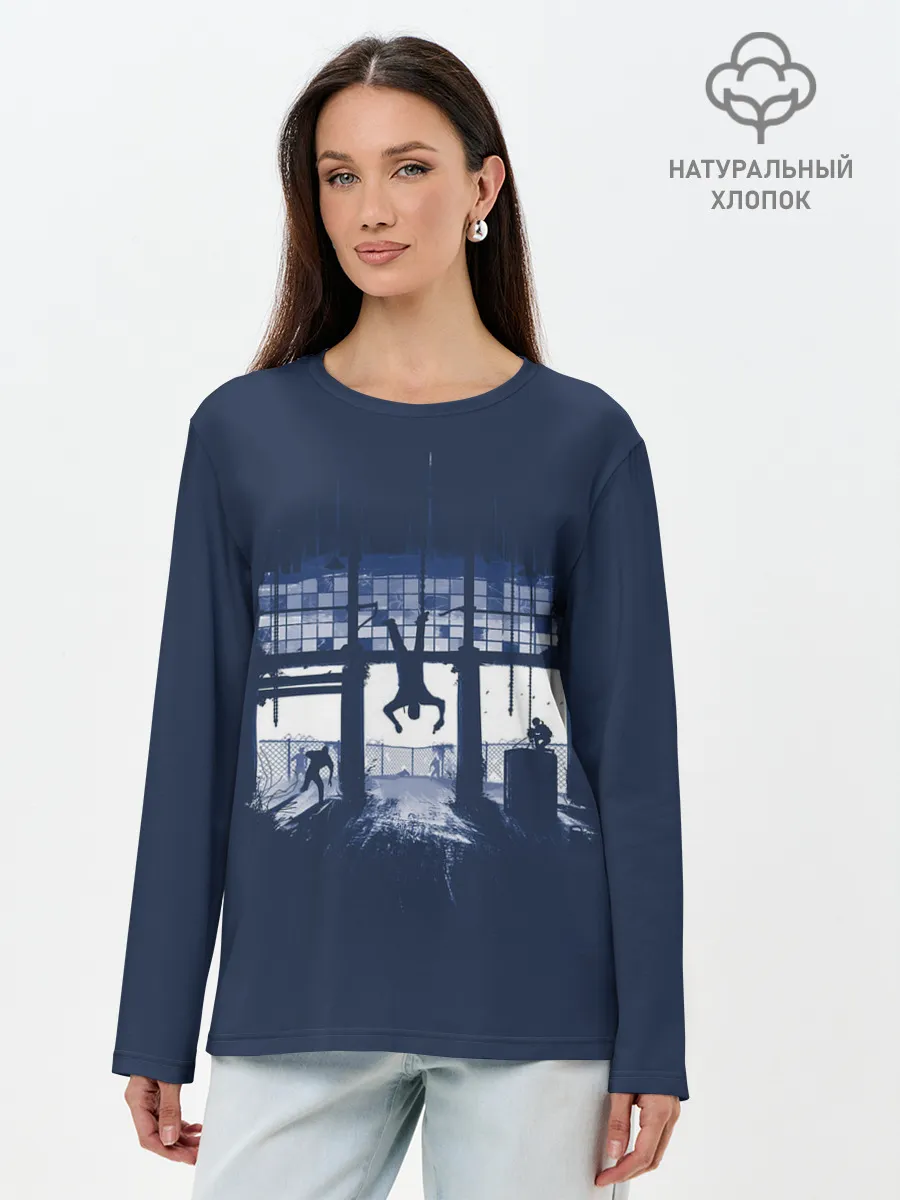 Лонгслив женский. Хлопок / Trap