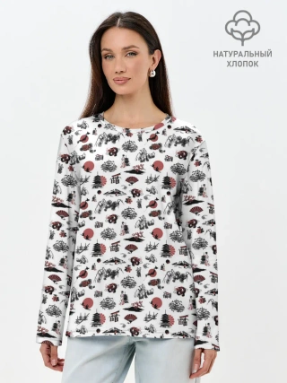 Лонгслив женский. Хлопок / Япония