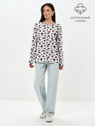 Лонгслив женский. Хлопок / Япония