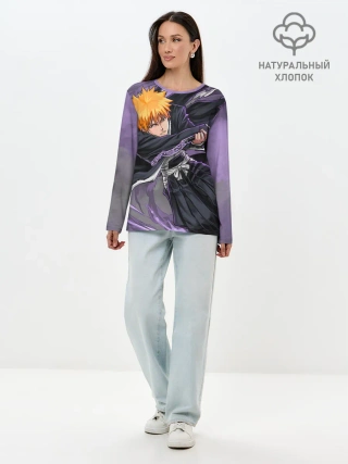 Лонгслив женский. Хлопок / ИЧИГО