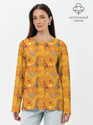 Лонгслив женский. Хлопок / Снаряжение Альпиниста