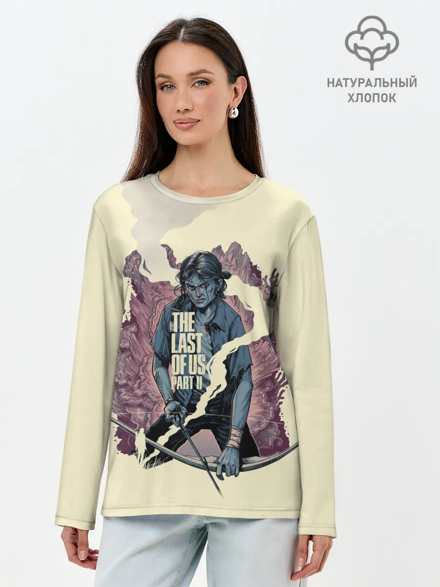 Лонгслив женский. Хлопок / Angry Elly