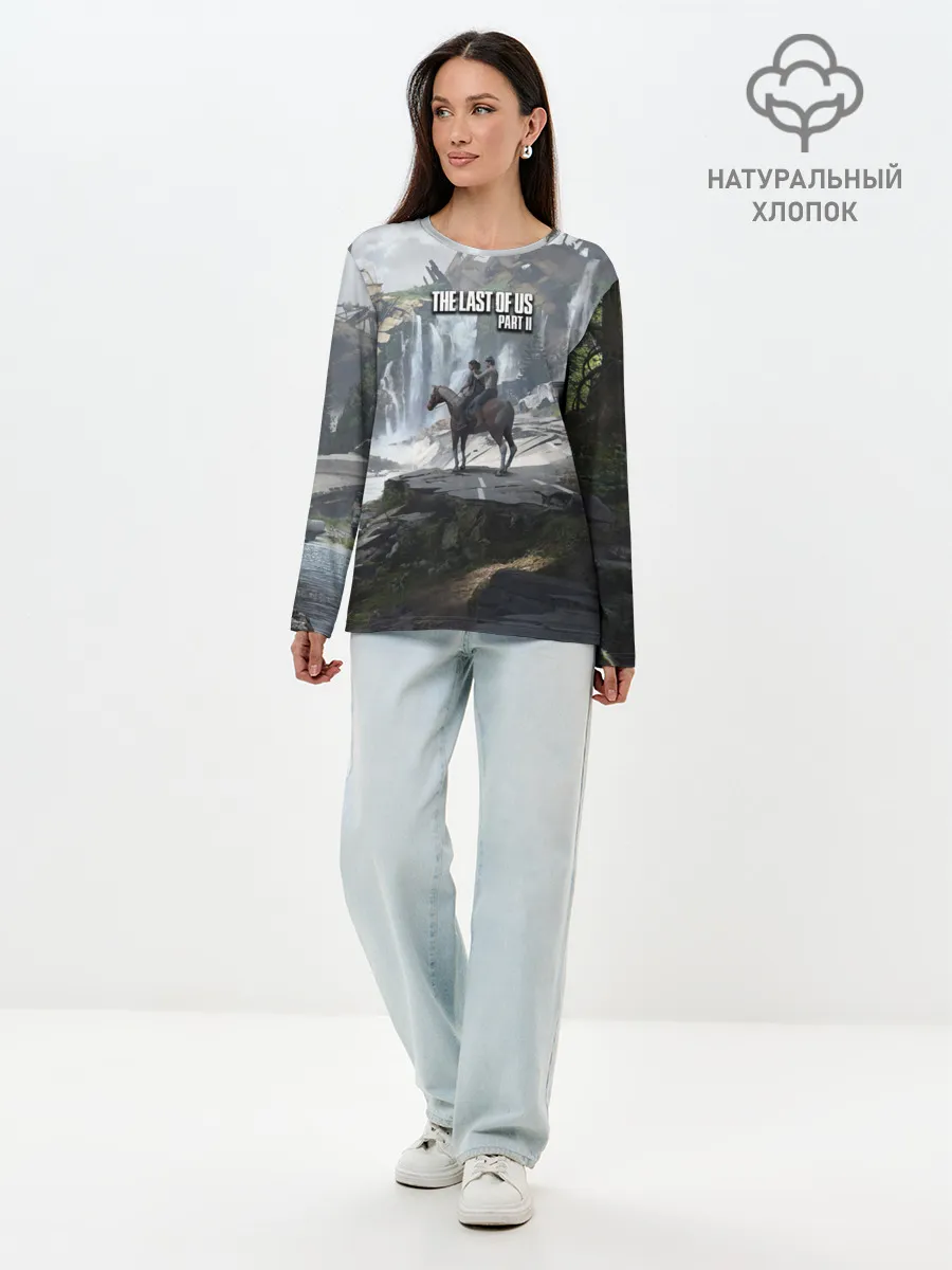 Лонгслив женский. Хлопок / Элли и Дина