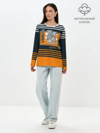 Лонгслив женский. Хлопок / Коши Сугавара | Haikyuu!!