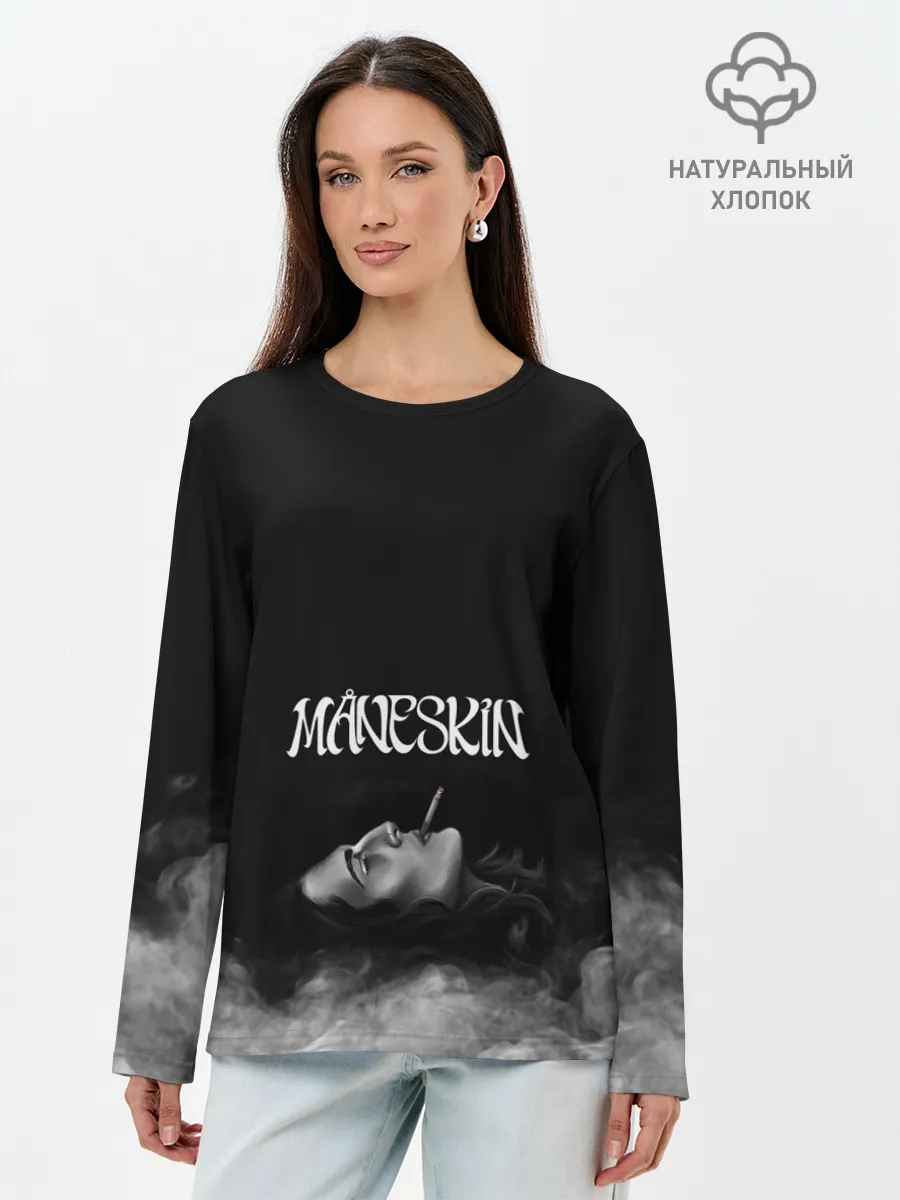 Лонгслив женский. Хлопок / Дамиано Давид | Монэскин