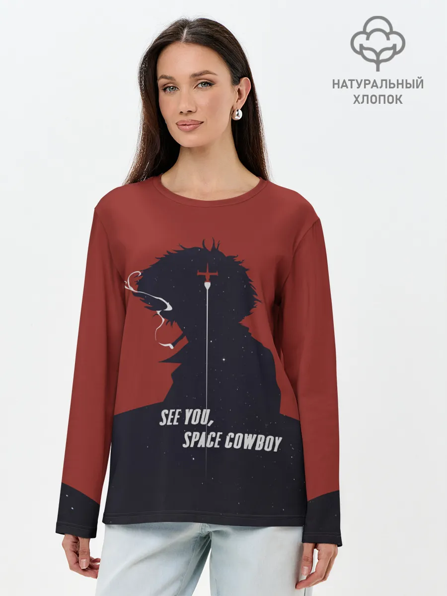 Лонгслив женский. Хлопок / Cowboy Bebop - Spike