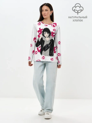 Лонгслив женский. Хлопок / Удай Тенма | Haikyu!!