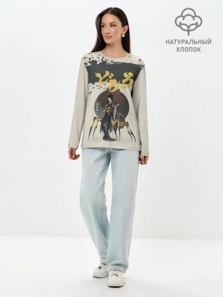 Лонгслив женский. Хлопок / Dororo | Jorogumo