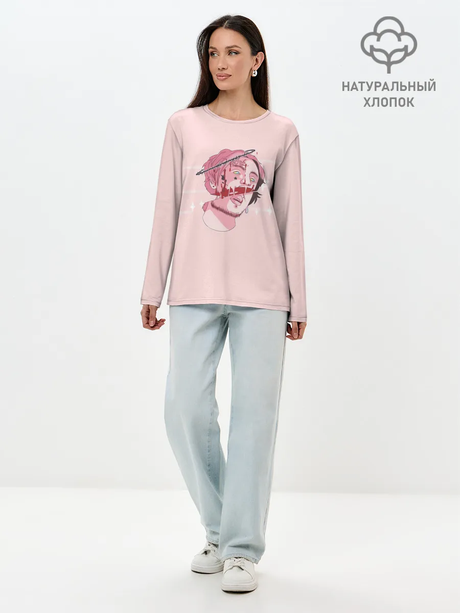 Лонгслив женский. Хлопок / Super Lil Peep