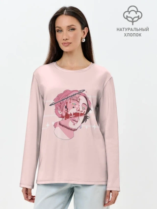Лонгслив женский. Хлопок / Super Lil Peep