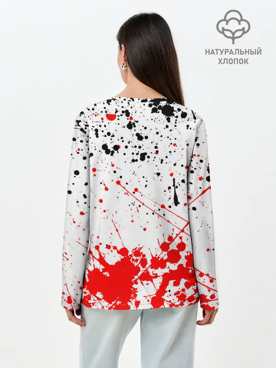 Лонгслив женский. Хлопок / Броня Берсерка.