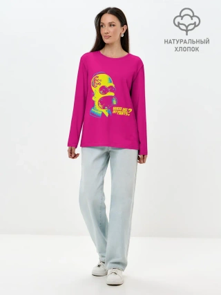 Лонгслив женский. Хлопок / Acid Gomer