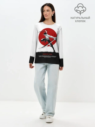 Лонгслив женский. Хлопок / Ророноа Зоро One Piece