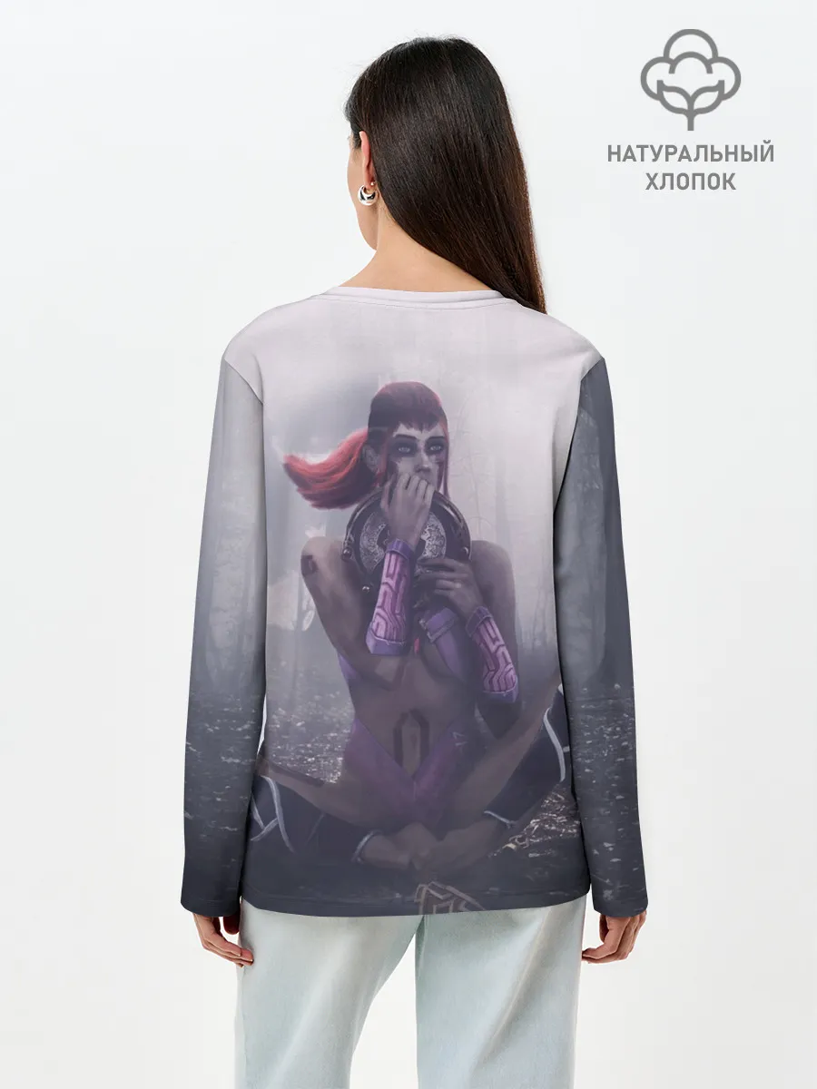 Лонгслив женский. Хлопок / Wei. The first Aegis | Dota 2