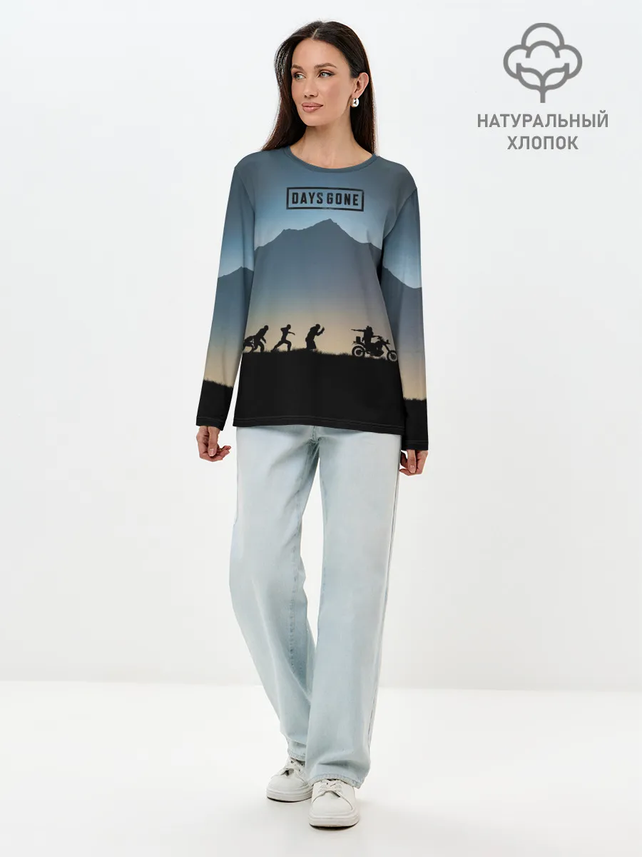 Лонгслив женский. Хлопок / Days Gone