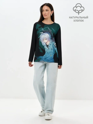 Лонгслив женский. Хлопок / Fairy Tail