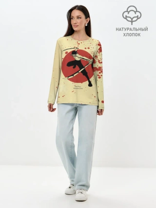 Лонгслив женский. Хлопок / Зоро | One Piece. Большой куш