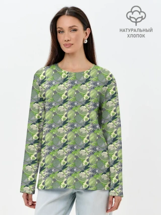 Лонгслив женский. Хлопок / Большой Теннис