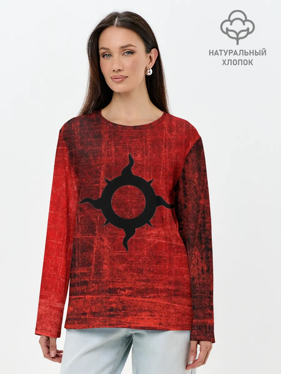 Лонгслив женский. Хлопок / Thousand sons