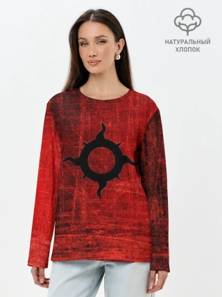 Лонгслив женский. Хлопок / Thousand sons