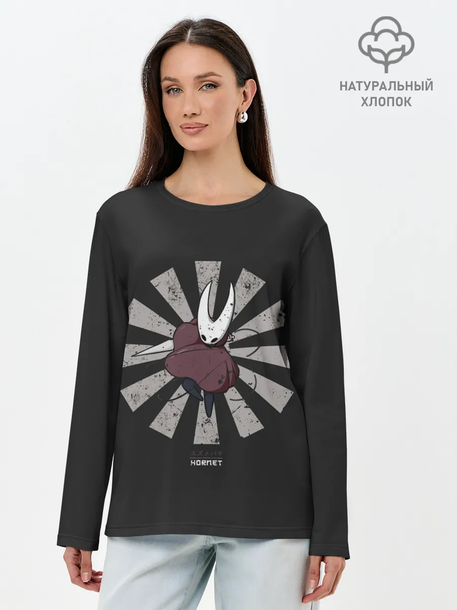 Лонгслив женский. Хлопок / Hornet