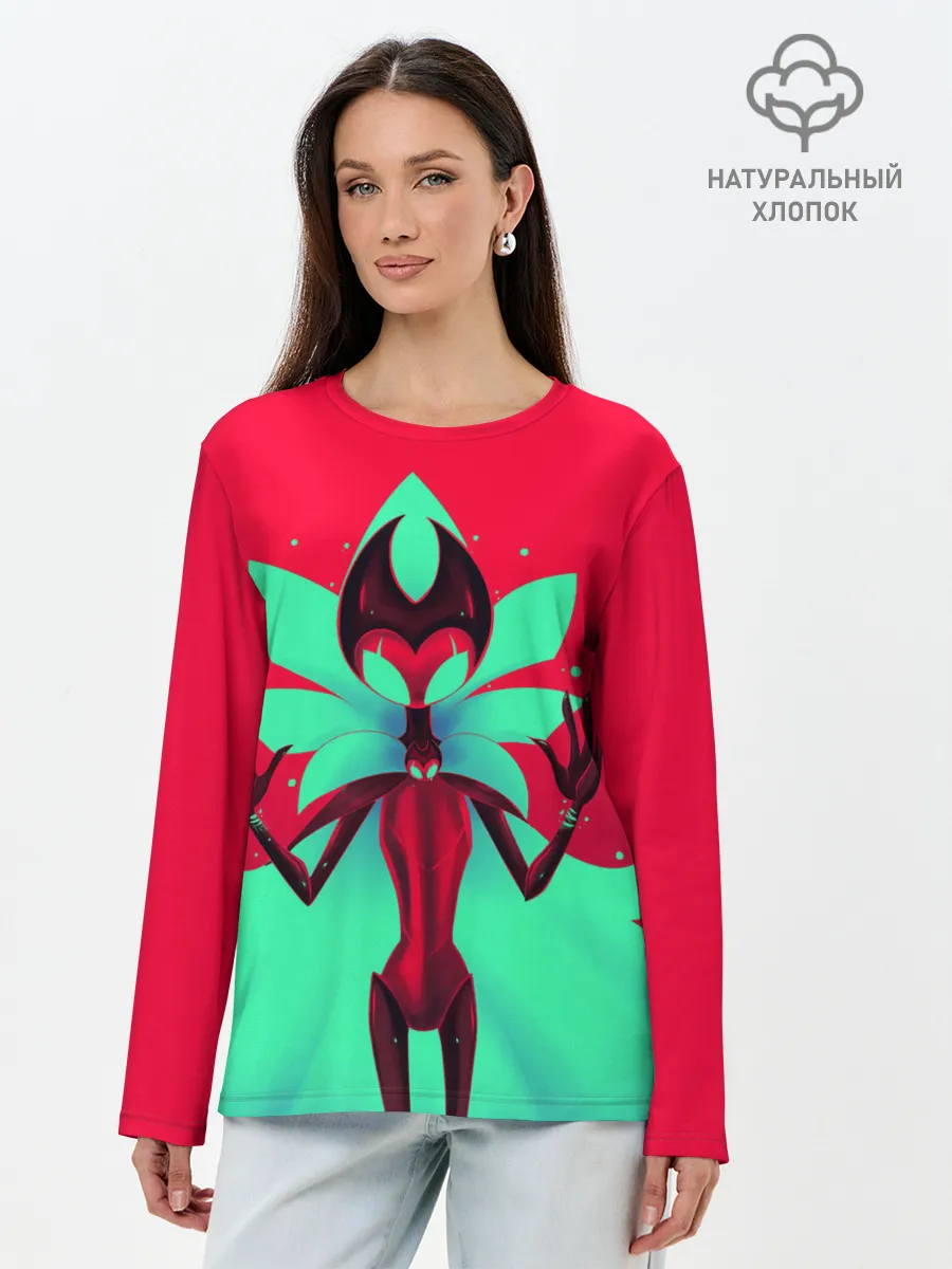 Лонгслив женский. Хлопок / Grimm
