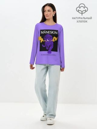 Лонгслив женский. Хлопок / Maneskin