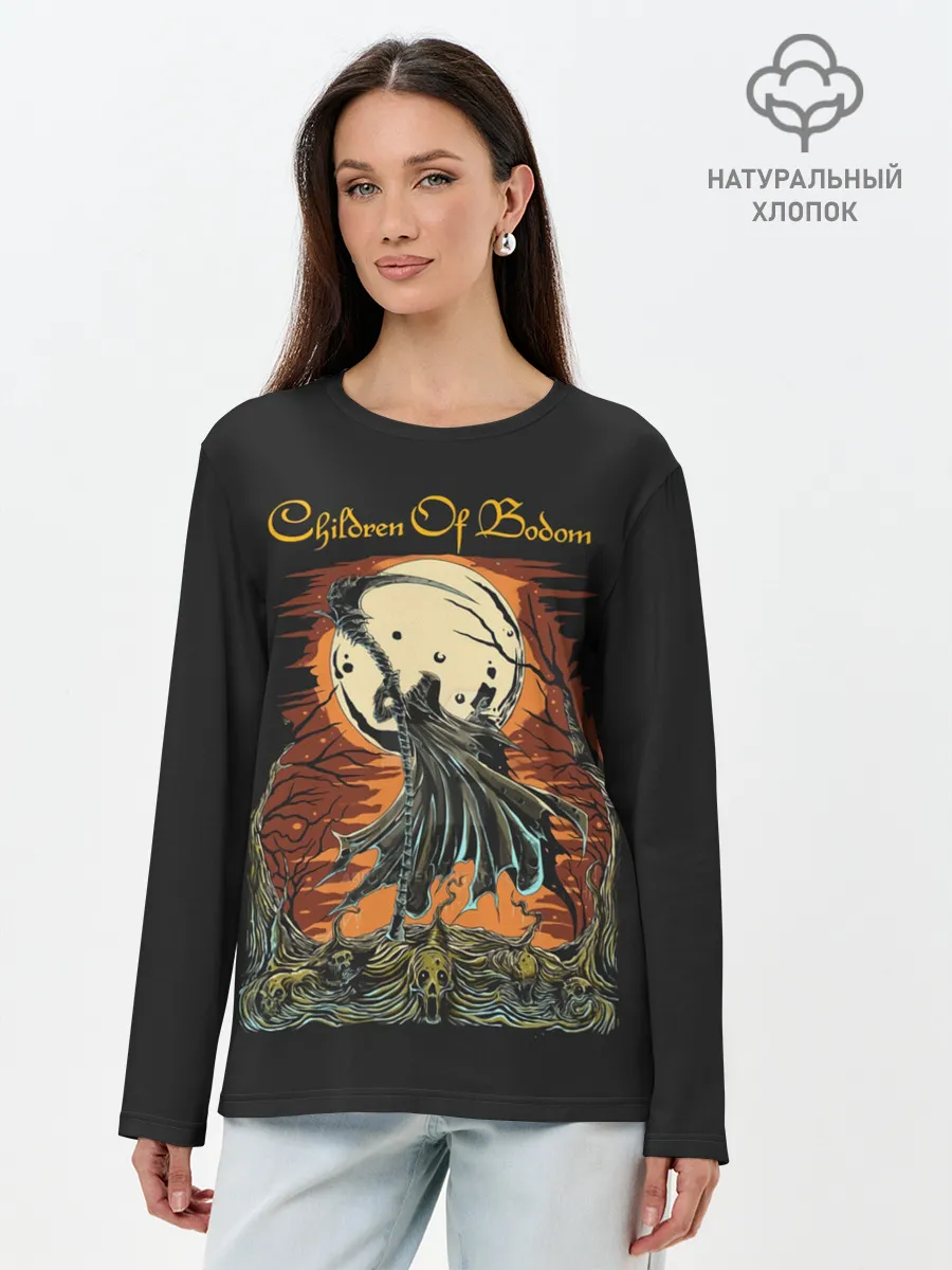 Лонгслив женский. Хлопок / Children of bodom