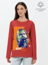 Лонгслив женский. Хлопок / Kurt Cobain