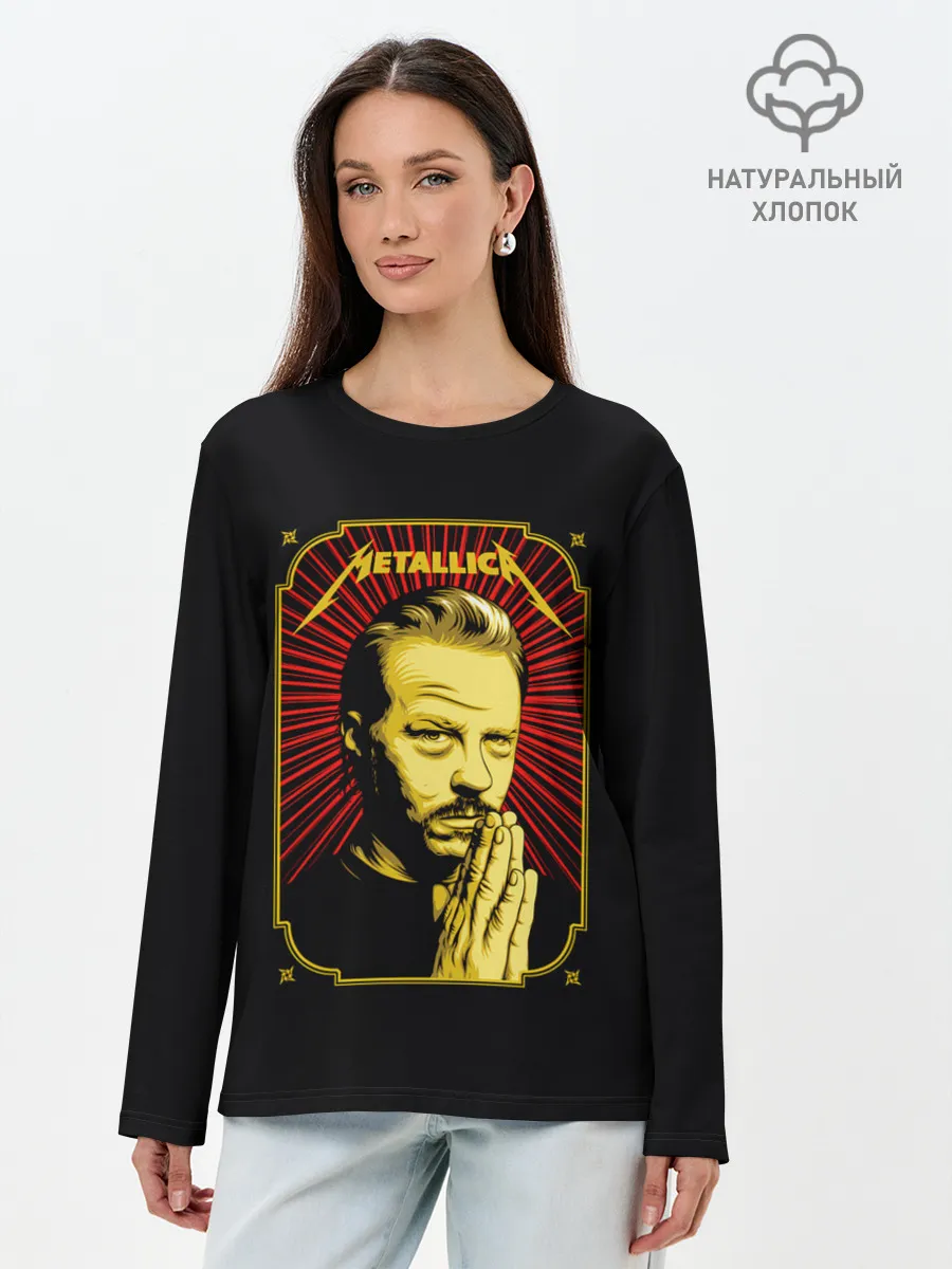 Лонгслив женский. Хлопок / Хэтфилд